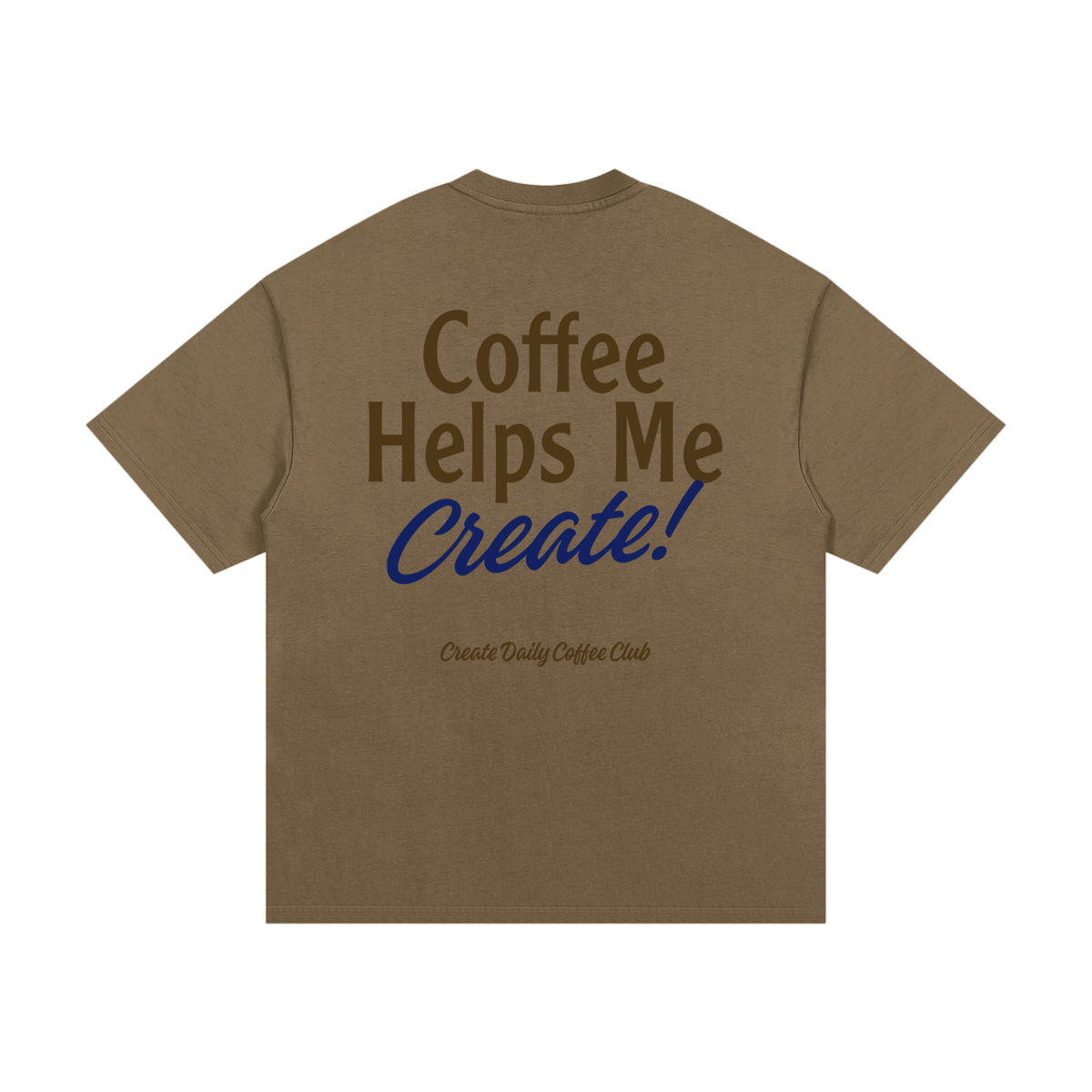 CD03 Daily Coffee T-Shirt - Brown