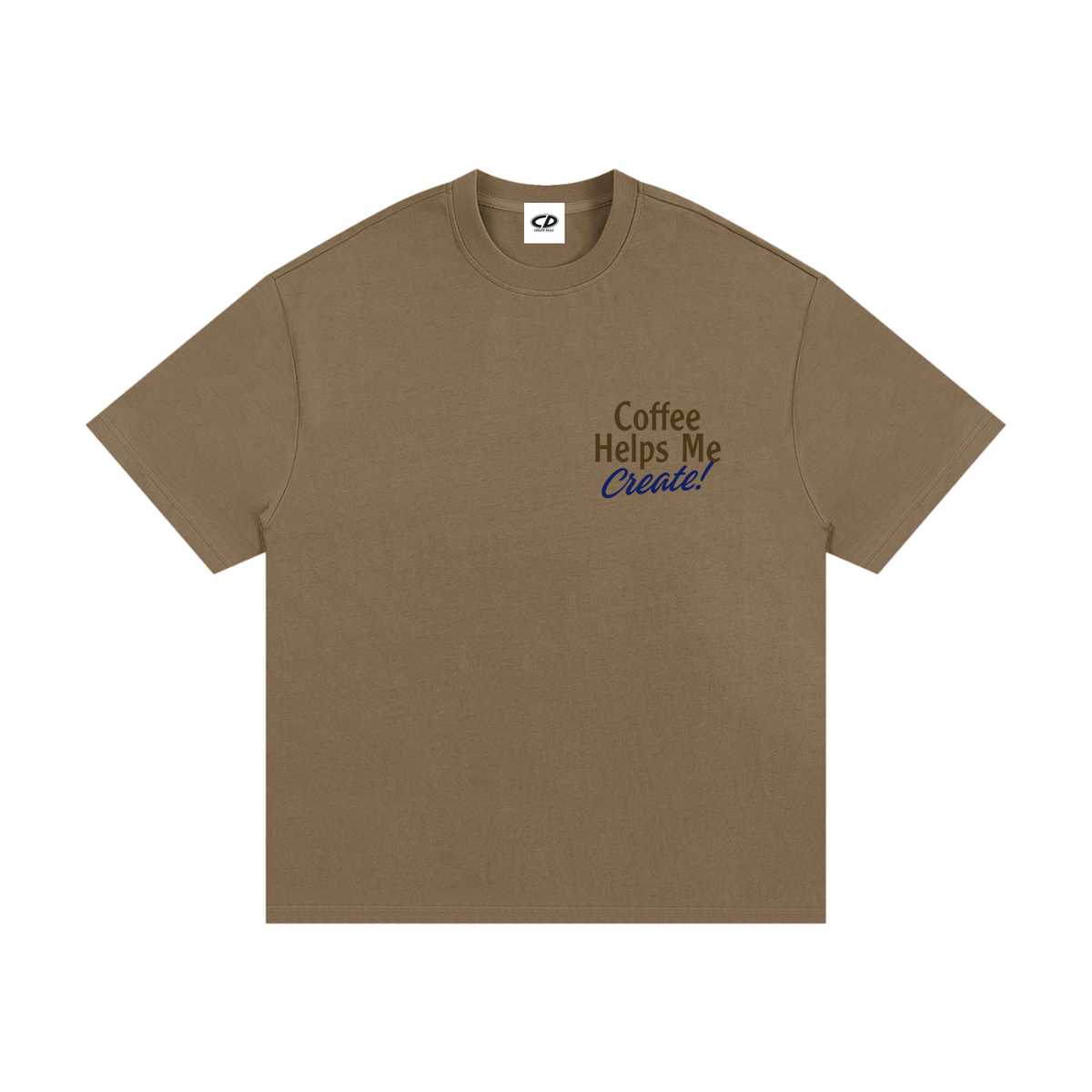 CD03 Daily Coffee T-Shirt - Brown